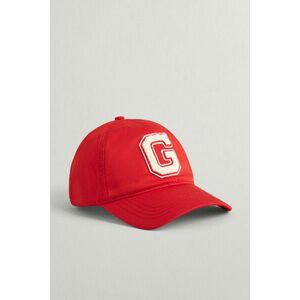 SAPKA GANT SHINY COTTON CAP BRIGHT RED kép