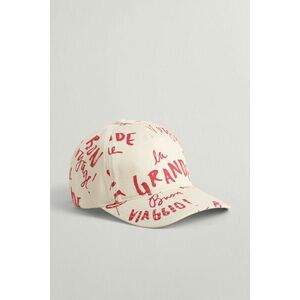 SAPKA GANT TEXT PRINTED CAP CREAM kép