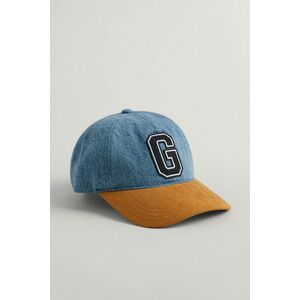 SAPKA GANT G BADGE DENIM CAP SEMI LIGHT BLUE WORN IN kép