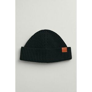 SAPKA GANT FISHERMAN BEANIE EBONY BLACK kép