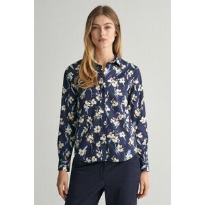 ING GANT REG FLORAL PRINT COT VOILE EVENING BLUE kép