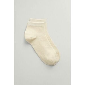 ZOKNI GANT LYOCELL ANKLE RIB SOCKS CREAM kép