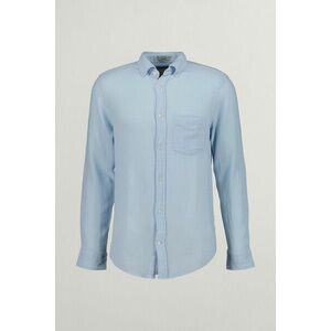 ING GANT REG COTTON LINEN TEXTURE SHIRT FRESH BLUE kép