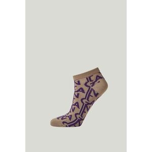 ZOKNI GANT MONOGRAM INTARSIA ANKLE SOCKS DARK KHAKI kép