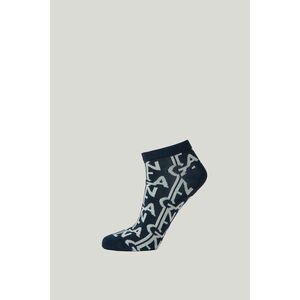 ZOKNI GANT MONOGRAM INTARSIA ANKLE SOCKS EVENING BLUE kép