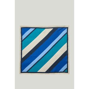 SÁL GANT STRIPED SILK SCARF RICH BLUE kép