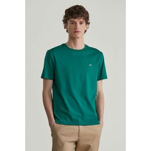 PÓLÓ GANT REG SHIELD SS T-SHIRT DEEP FOREST GREEN kép