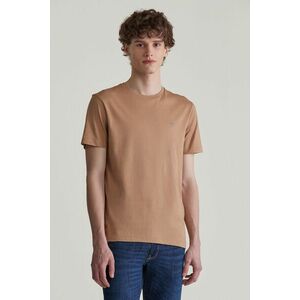 PÓLÓ GANT REG SHIELD SS T-SHIRT WARM KHAKI kép