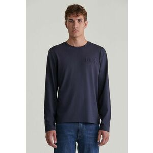 PÓLÓ GANT EMBOSSED LS TSHIRT EVENING BLUE kép