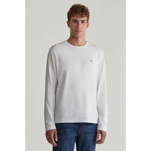 PÓLÓ GANT REG SHIELD LS T-SHIRT EGGSHELL kép