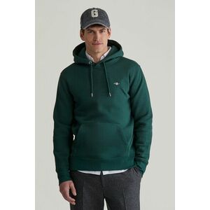 MELEGÍTŐ FELSŐ GANT REG SHIELD HOODIE TARTAN GREEN kép