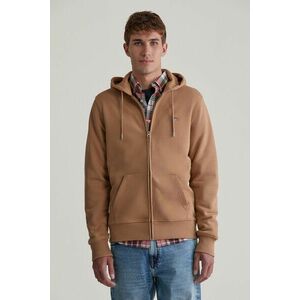 MELEGÍTŐ FELSŐ GANT REG SHIELD FULL ZIP HOODIE WARM KHAKI kép