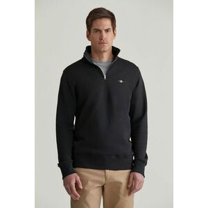 MELEGÍTŐ FELSŐ GANT REG SHIELD HALF ZIP SWEAT BLACK kép