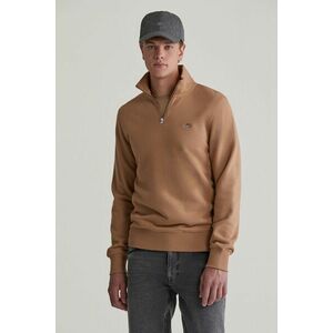 MELEGÍTŐ FELSŐ GANT REG SHIELD HALF ZIP SWEAT WARM KHAKI kép