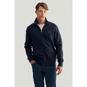 MELEGÍTŐ FELSŐ GANT REG SHIELD FULL ZIP SWEAT EVENING BLUE kép