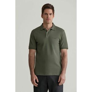 PÓLÓ GANT 3D GRAPHIC POLO DARK EARTHY GREEN kép