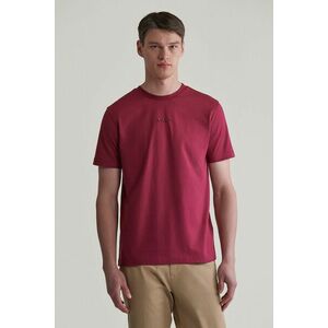 PÓLÓ GANT 3D LOGO SS TSHIRT RICH WINE kép