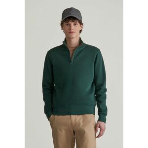 MELEGÍTŐ FELSŐ GANT SACKER RIB HALF ZIP TARTAN GREEN kép