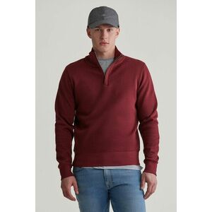 MELEGÍTŐ FELSŐ GANT SACKER RIB HALF ZIP WINE RED kép