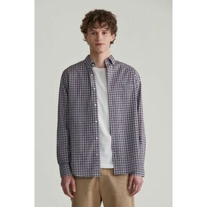 ING GANT REG POPLIN SMALL CHECK SHIRT PLUMPED RED kép