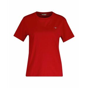 PÓLÓ GANT REG SHIELD SS T-SHIRT RUBY RED kép