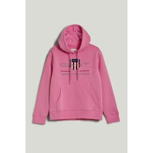 MELEGÍTŐ FELSŐ GANT ARCHIVE SHIELD HOODIE CANDY PINK kép