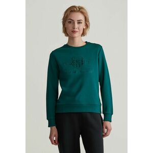 MELEGÍTŐ FELSŐ GANT REG TONAL SHIELD C-NECK SWEAT DEEP FOREST kép