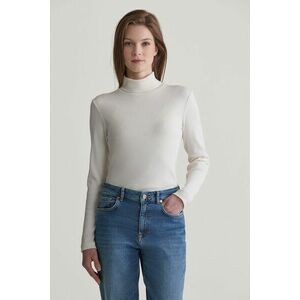 GARBÓ GANT SLIM RIB TURTLENECK EGGSHELL kép