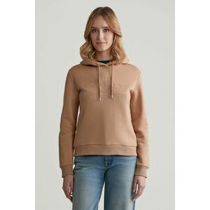 MELEGÍTŐ FELSŐ GANT REG TONAL SHIELD HOODIE CARAMEL BEIGE kép