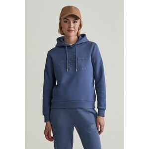 MELEGÍTŐ FELSŐ GANT REG TONAL SHIELD HOODIE DUSTY NAVY kép