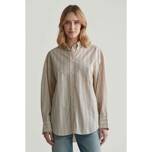 ING GANT OS STRIPED POPLIN BD SHIRT CREAM kép