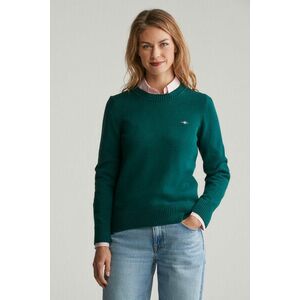 PULÓVER GANT CLASSIC COTTON C-NECK DEEP FOREST kép