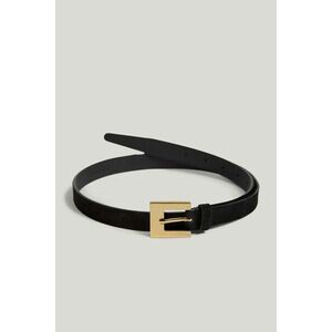 ÖV GANT SLIM SUEDE BELT BLACK kép