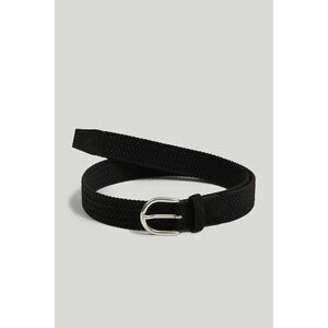 ÖV GANT ELASTIC BRAIDED BELT BLACK kép