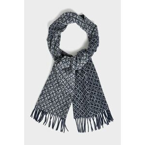 SÁL GANT G PATTERN WOVEN SCARF EVENING BLUE kép