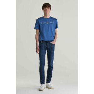 FARMER GANT EXTRA SLIM ACTIVE RECOVER JEANS DARK BLUE WORN IN kép