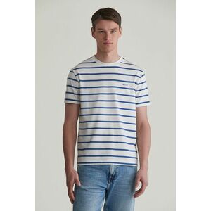 PÓLÓ GANT STRIPED SS TSHIRT EGGSHELL kép