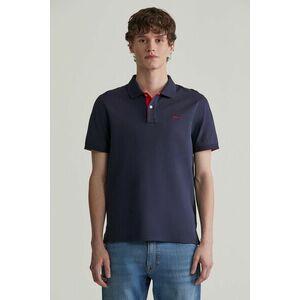 PÓLÓ GANT REG CONTRAST PIQUE SS POLO EVENING BLUE kép