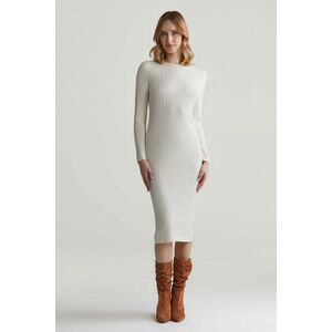 RUHA GANT MINI CABLE KNIT DRESS CREAM kép