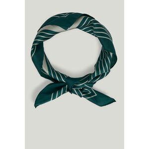 SÁL GANT MONOGRAM BORDER SILK SCARF DEEP FOREST kép