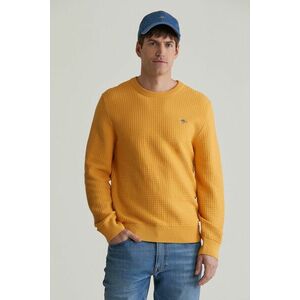 PULÓVER GANT COTTON TEXTURED C-NECK FADED SUNSET kép