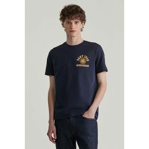 PÓLÓ GANT CREST GRAPHIC TSHIRT EVENING BLUE kép