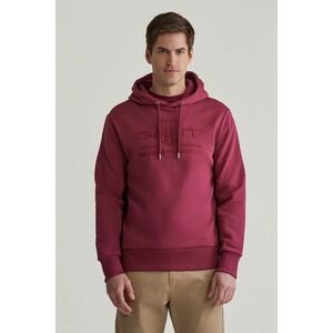 MELEGÍTŐ FELSŐ GANT REG TONAL SHIELD HOODIE RICH WINE kép