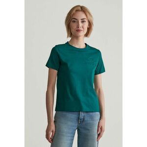 PÓLÓ GANT REG TONAL SHIELD SS T-SHIRT DEEP FOREST kép