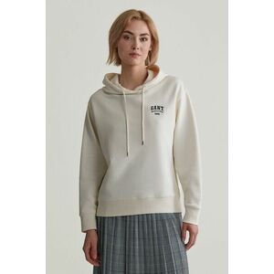 MELEGÍTŐ FELSŐ GANT SMALL GRAPHIC HOODIE CREAM kép