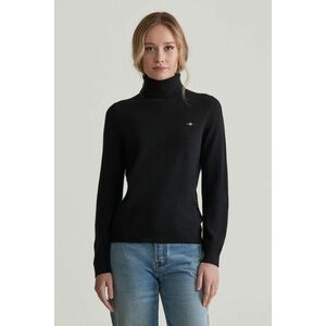 GARBÓ GANT EXTRAFINE LAMBSWOOL ROLLNECK BLACK kép