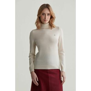 GARBÓ GANT EXTRAFINE LAMBSWOOL ROLLNECK CREAM kép