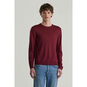 PULÓVER GANT EXTRAFINE MERINO WOOL C-NECK WINE RED kép