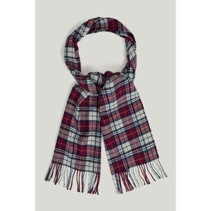 SÁL GANT MULTI CHECK SCARF WINE RED kép