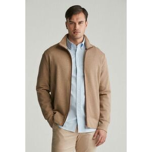 MELEGÍTŐ FELSŐ GANT SACKER RIB FULL ZIP CARDIGAN KHAKI MEL kép